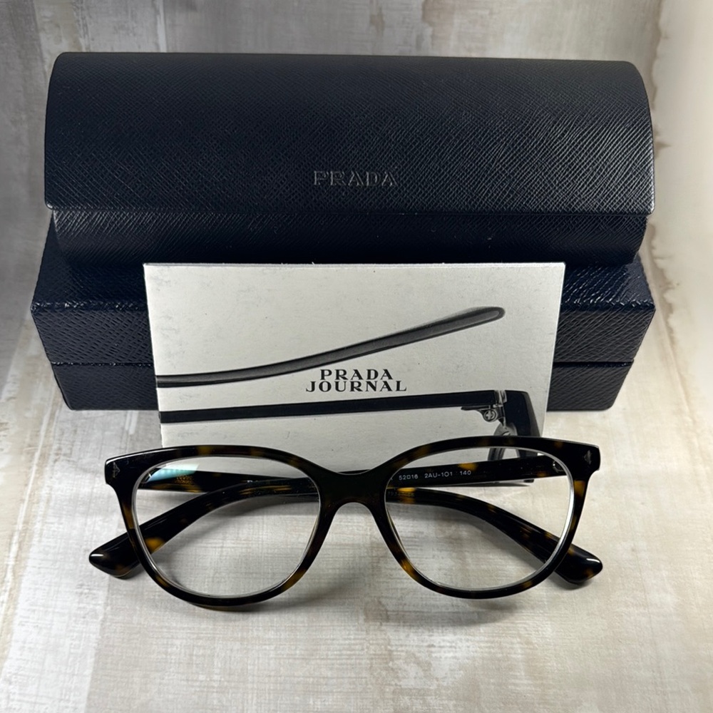 Prada Tortoise Shell Glasses